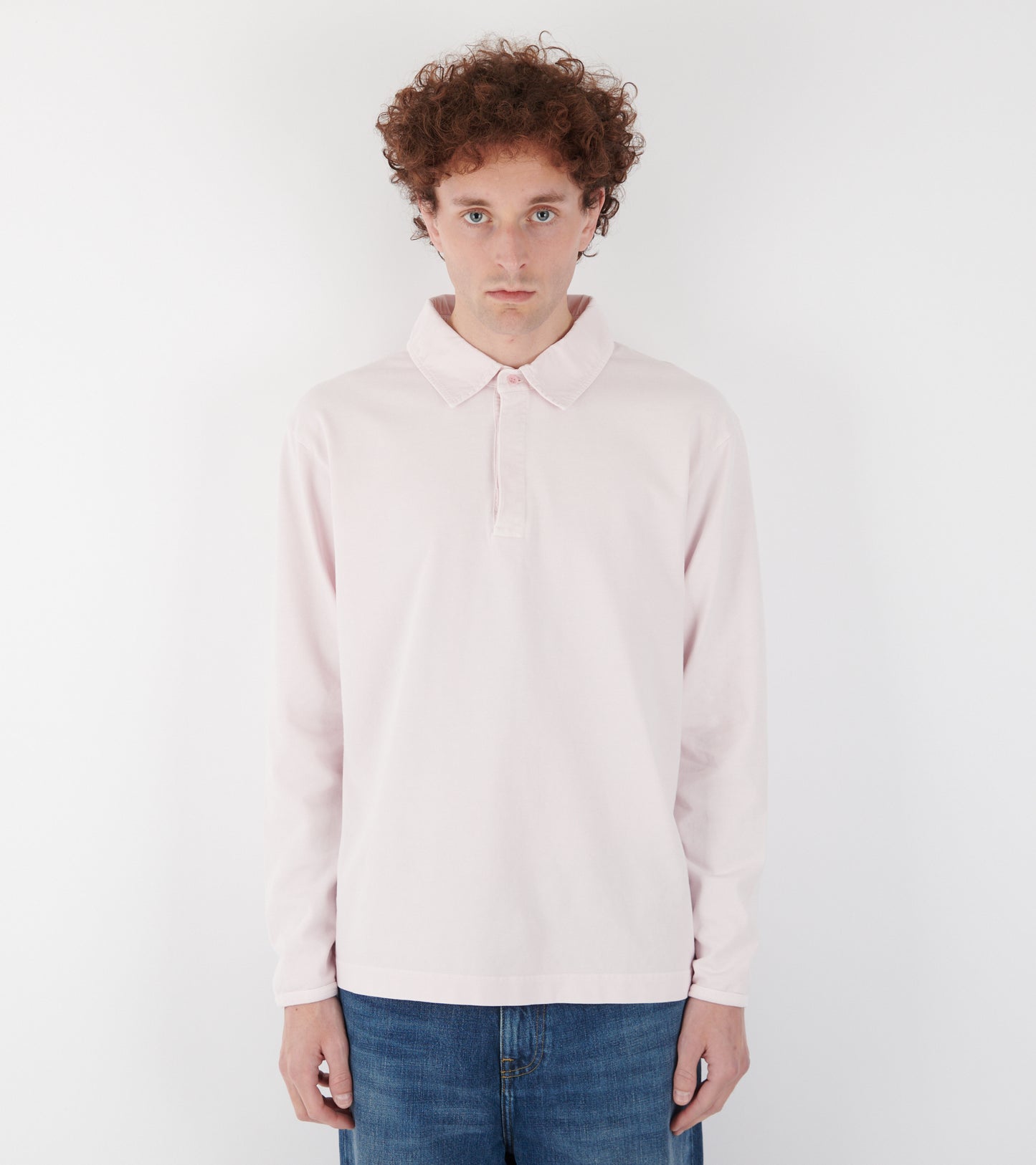 Heavy Jersey Rugby Polo Pink