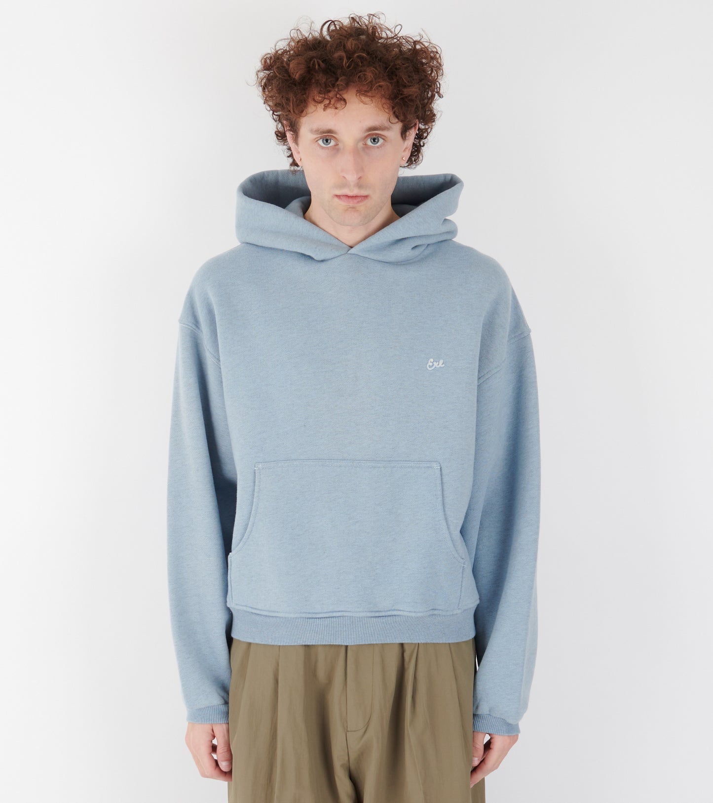 Heathered Hoodie Light Blue