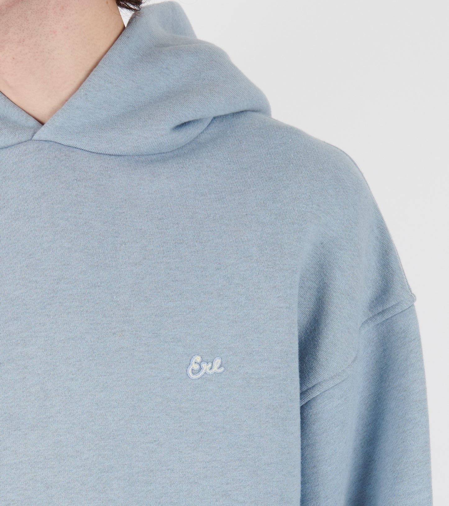 Heathered Hoodie Light Blue