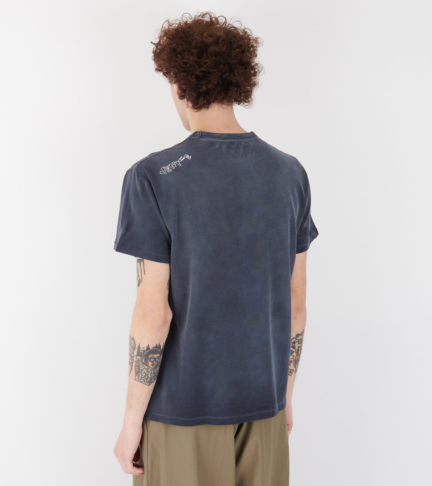 Puke T-shirt Vintage Dark Blue