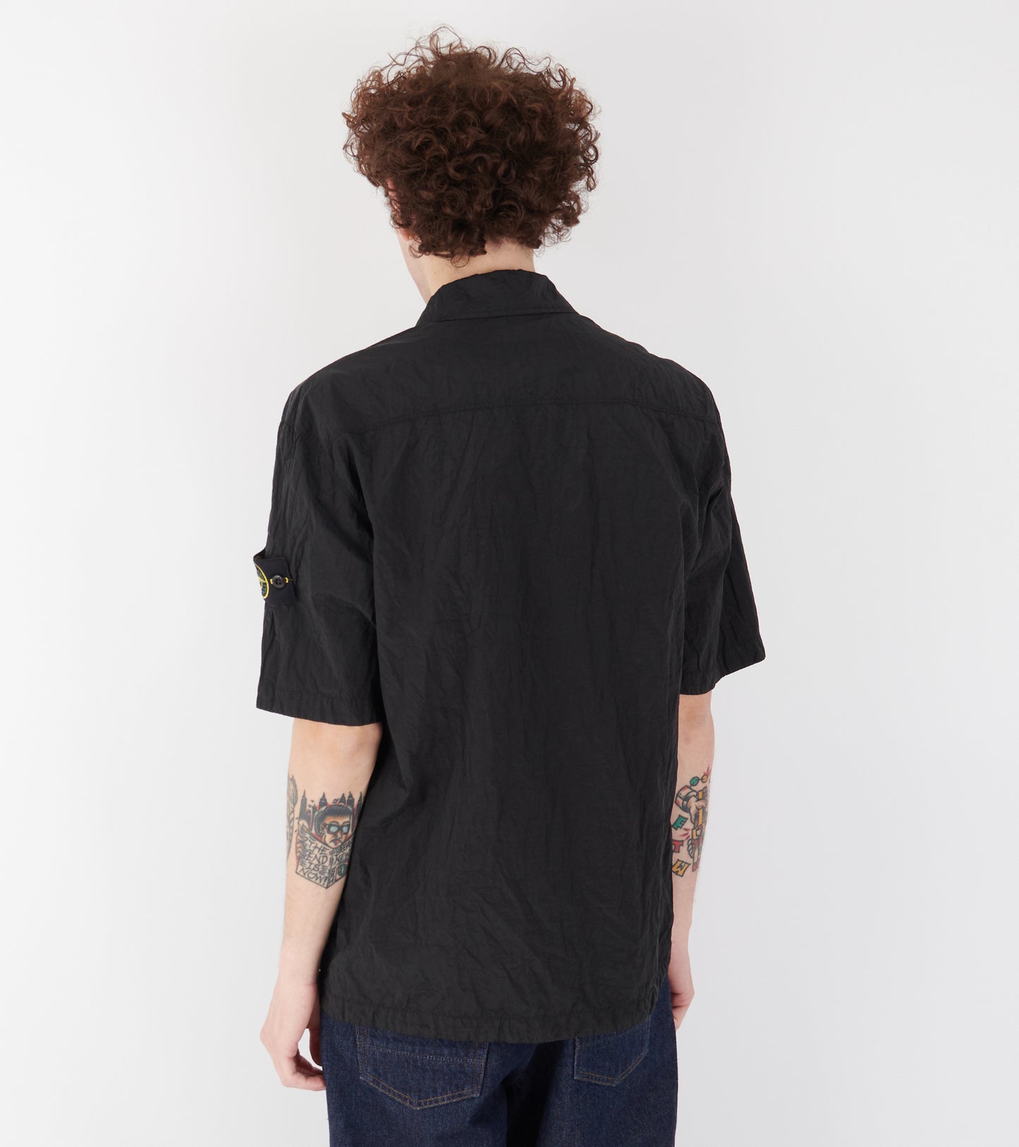 Econyl Nylon S/S Shirt Black