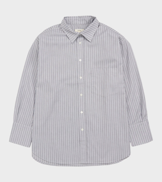 Margit Shirt Blue/Greyish Stripe