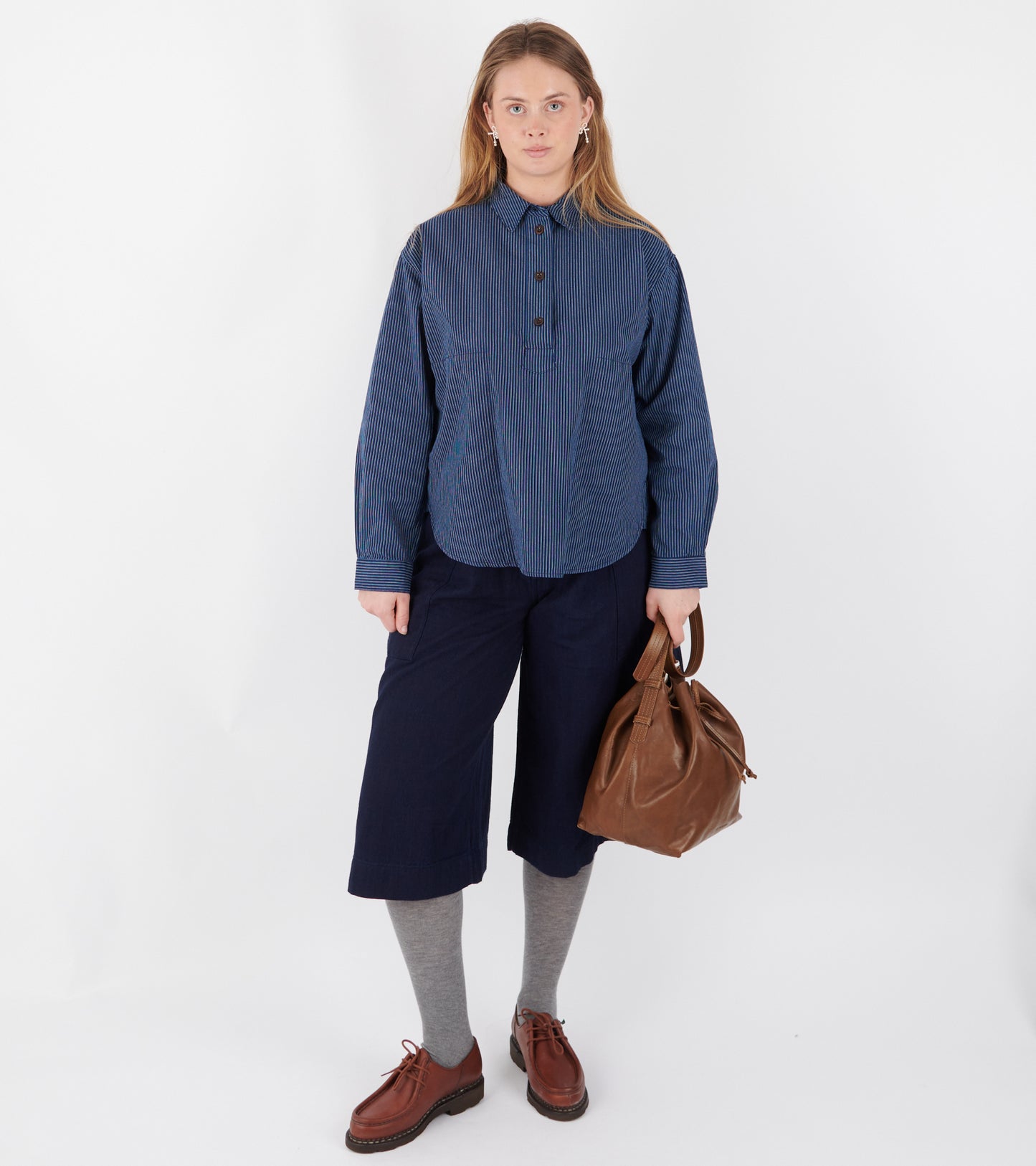 Japanese Indigo Denim Culottes Indigo
