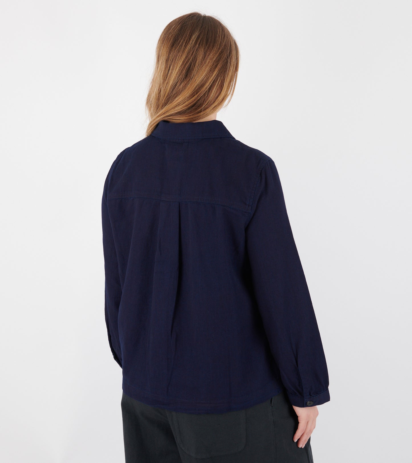 Baya Cotton Twill Shirt Indigo