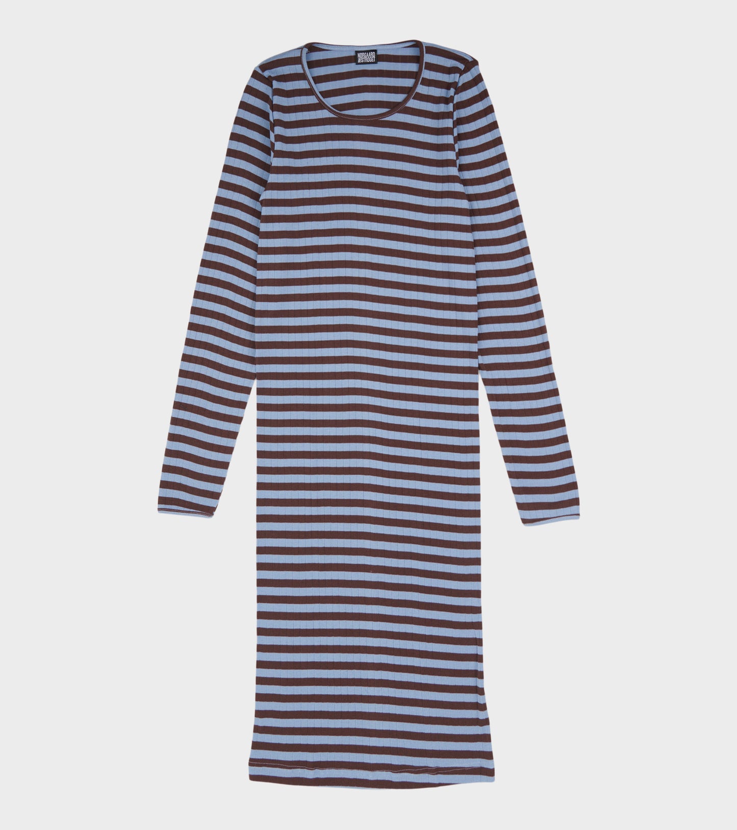 101 John Rib Dress Brown/Light Blue