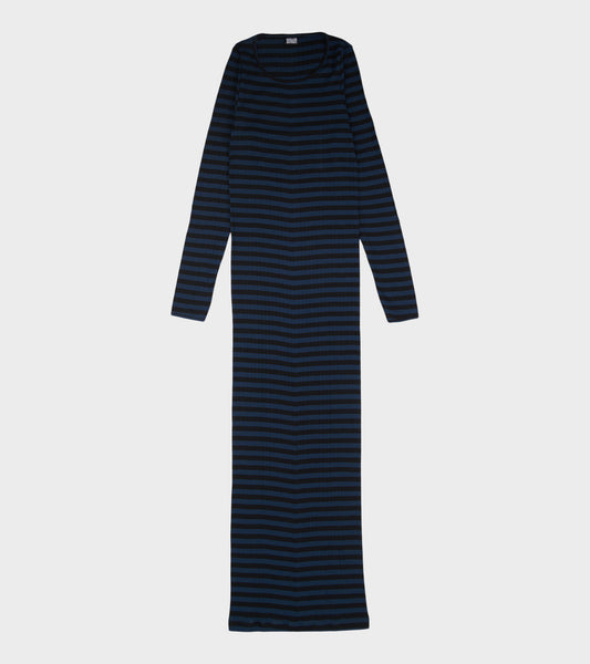 101 Long John Rib Dress Marine/Black