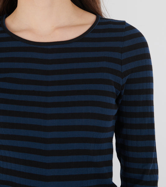 101 Long John Rib Dress Marine/Black