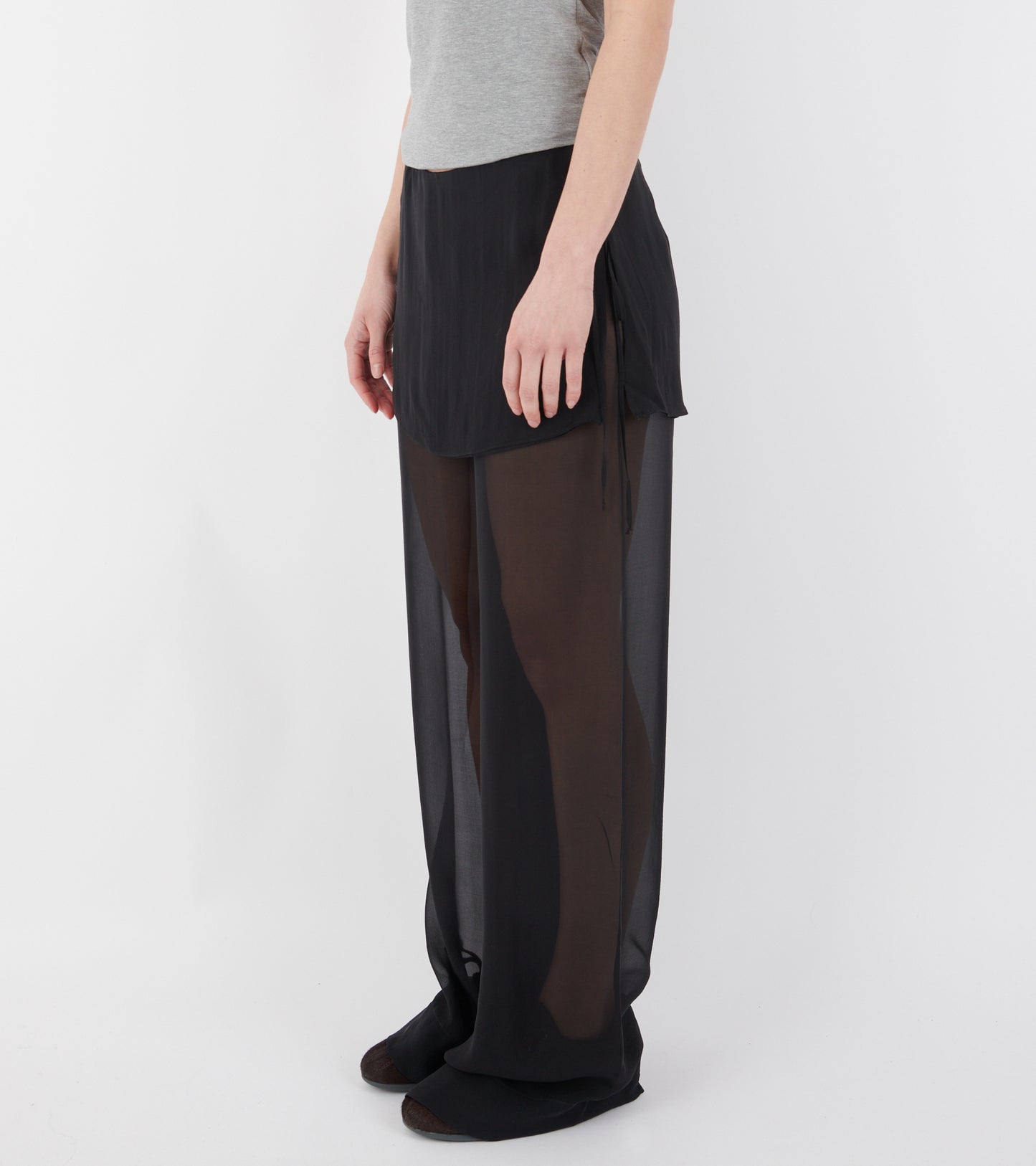 Silk Archive Pants Black
