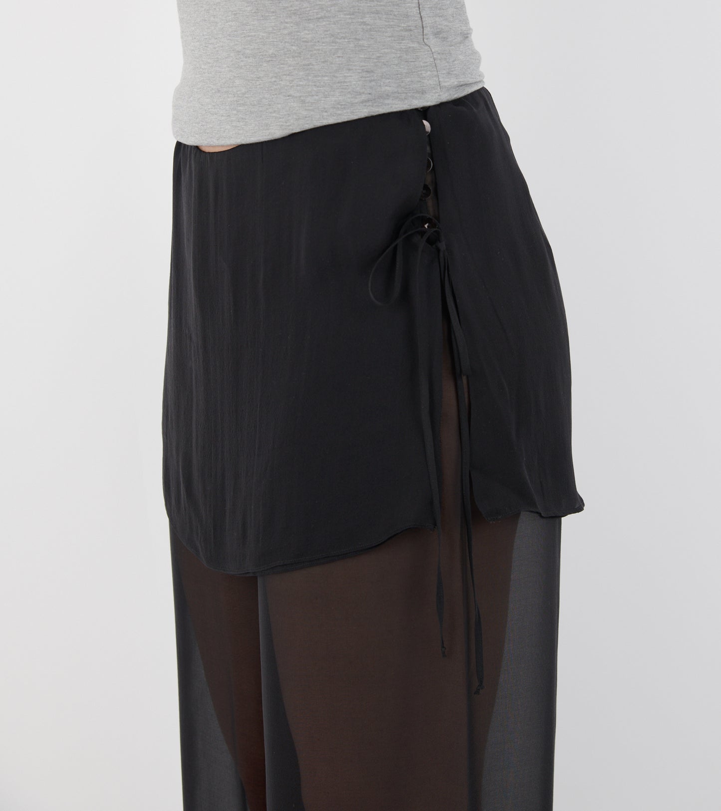 Silk Archive Pants Black