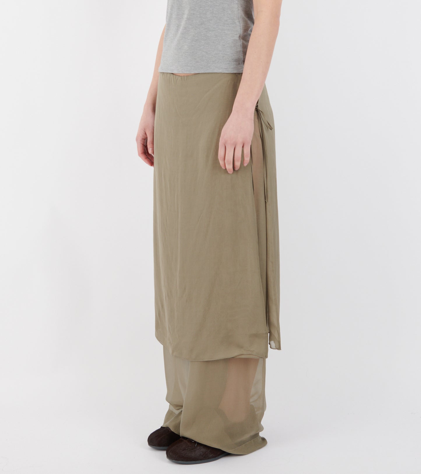 Low Silk Archive Pants Khaki