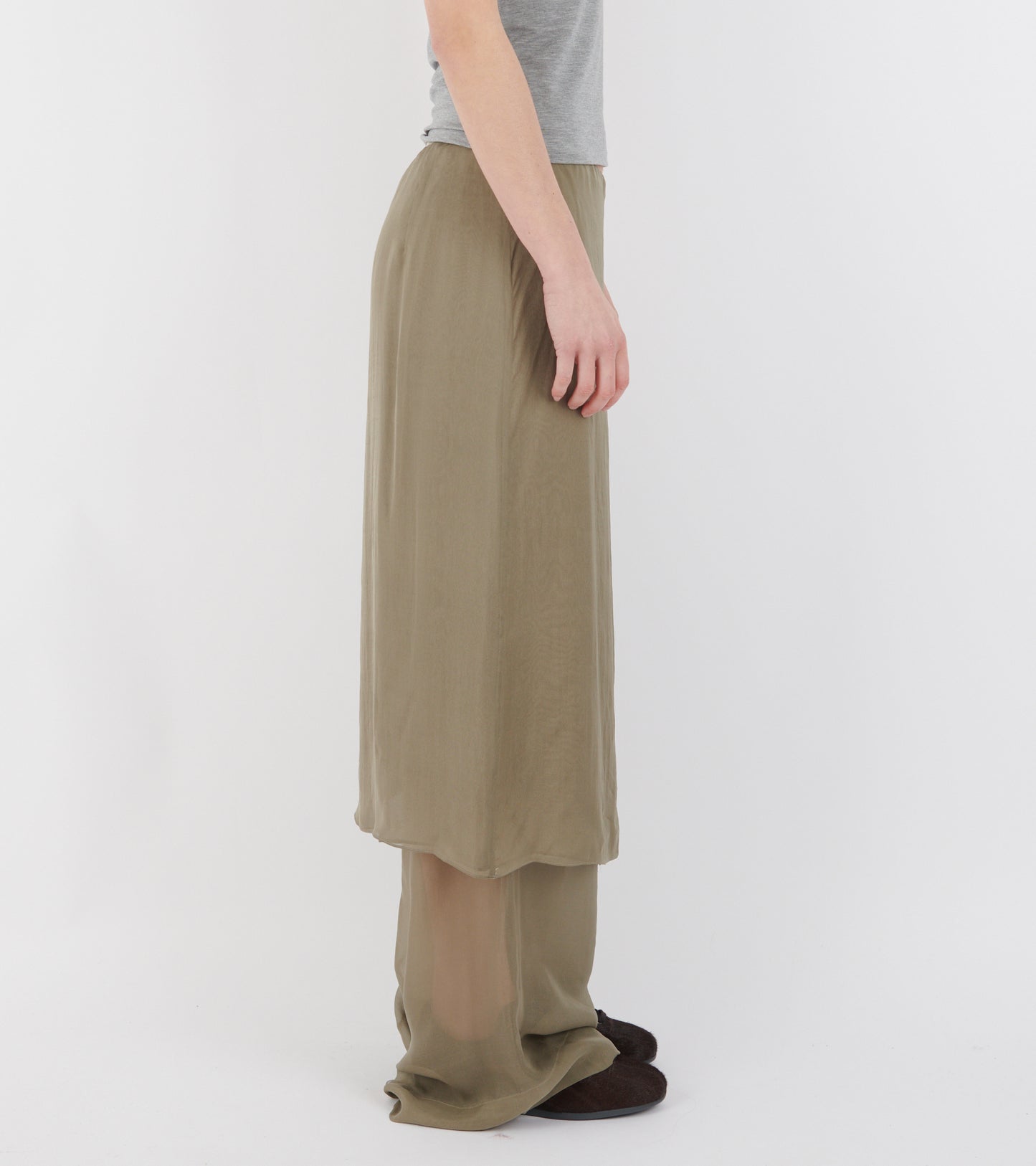 Low Silk Archive Pants Khaki