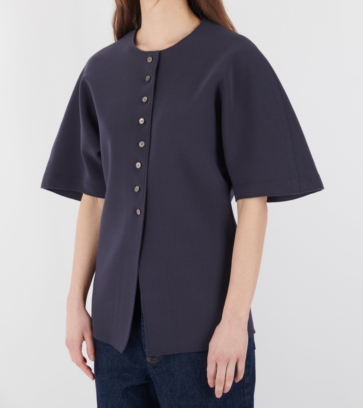 Lay3 Half-sleeve Blouse Mood Indigo