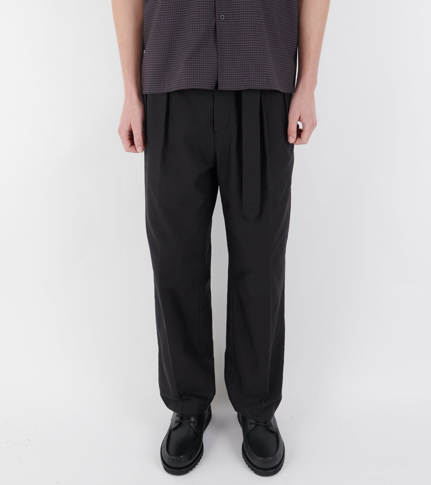 Belted Riviera Pants Black