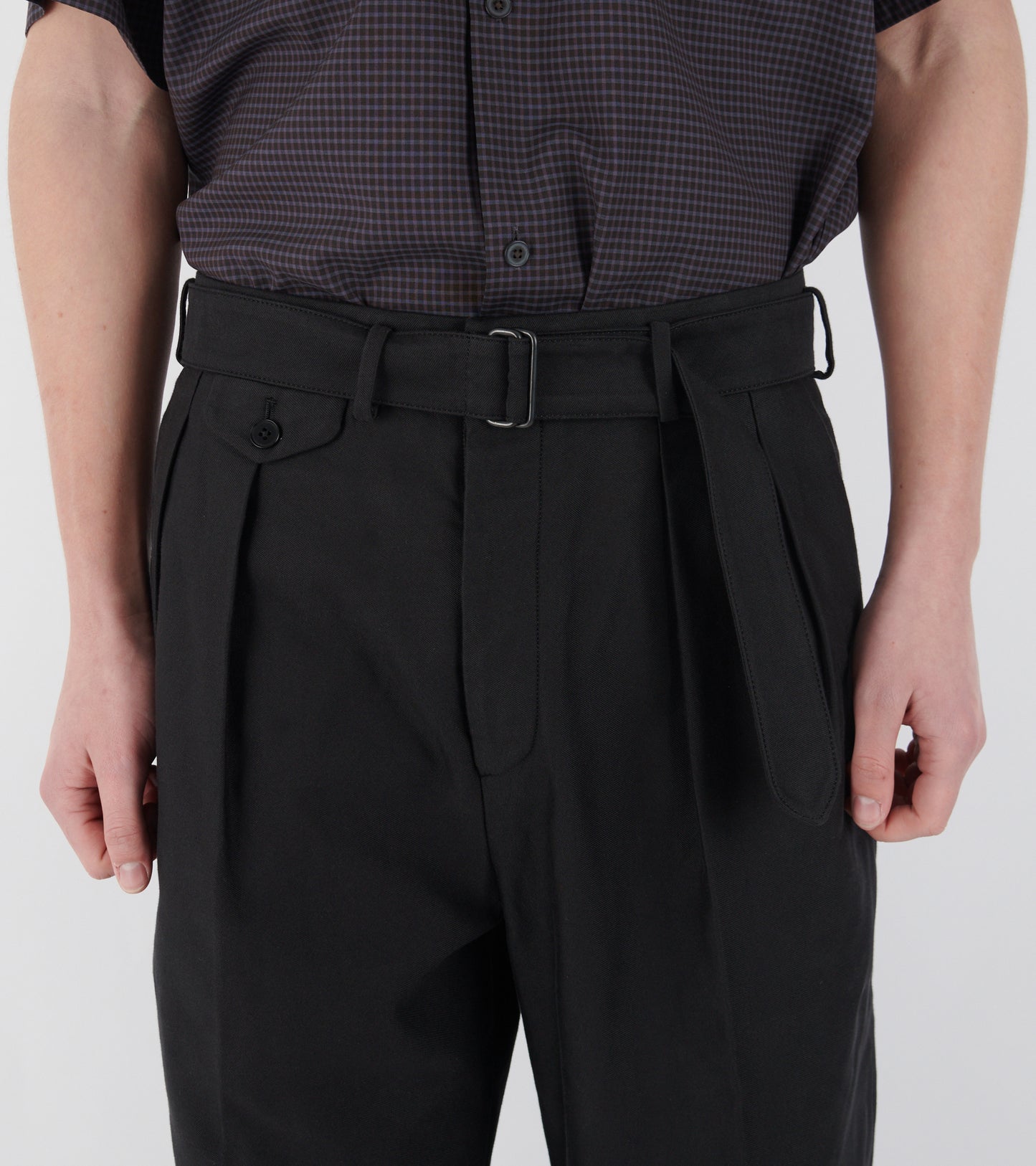 Belted Riviera Pants Black