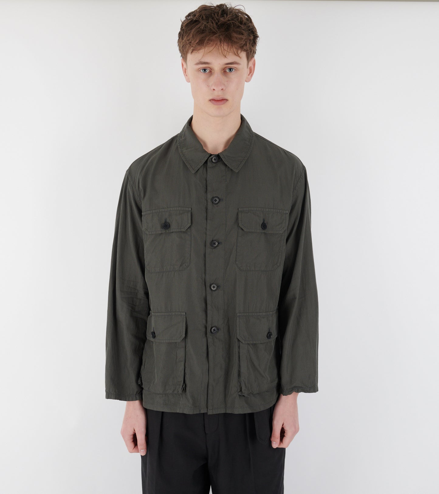 Safari Shirt Jacket Ink Black