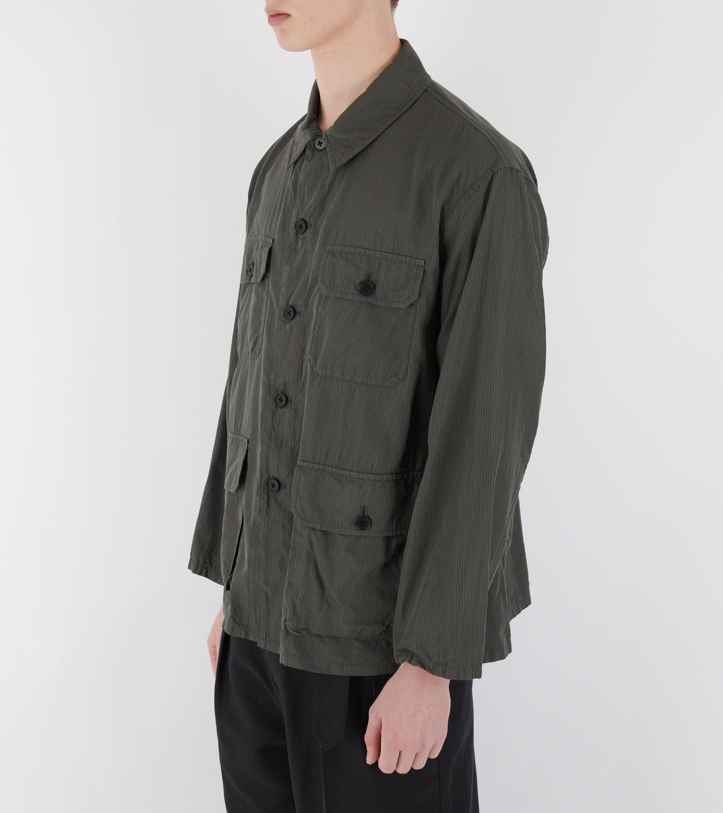 Safari Shirt Jacket Ink Black
