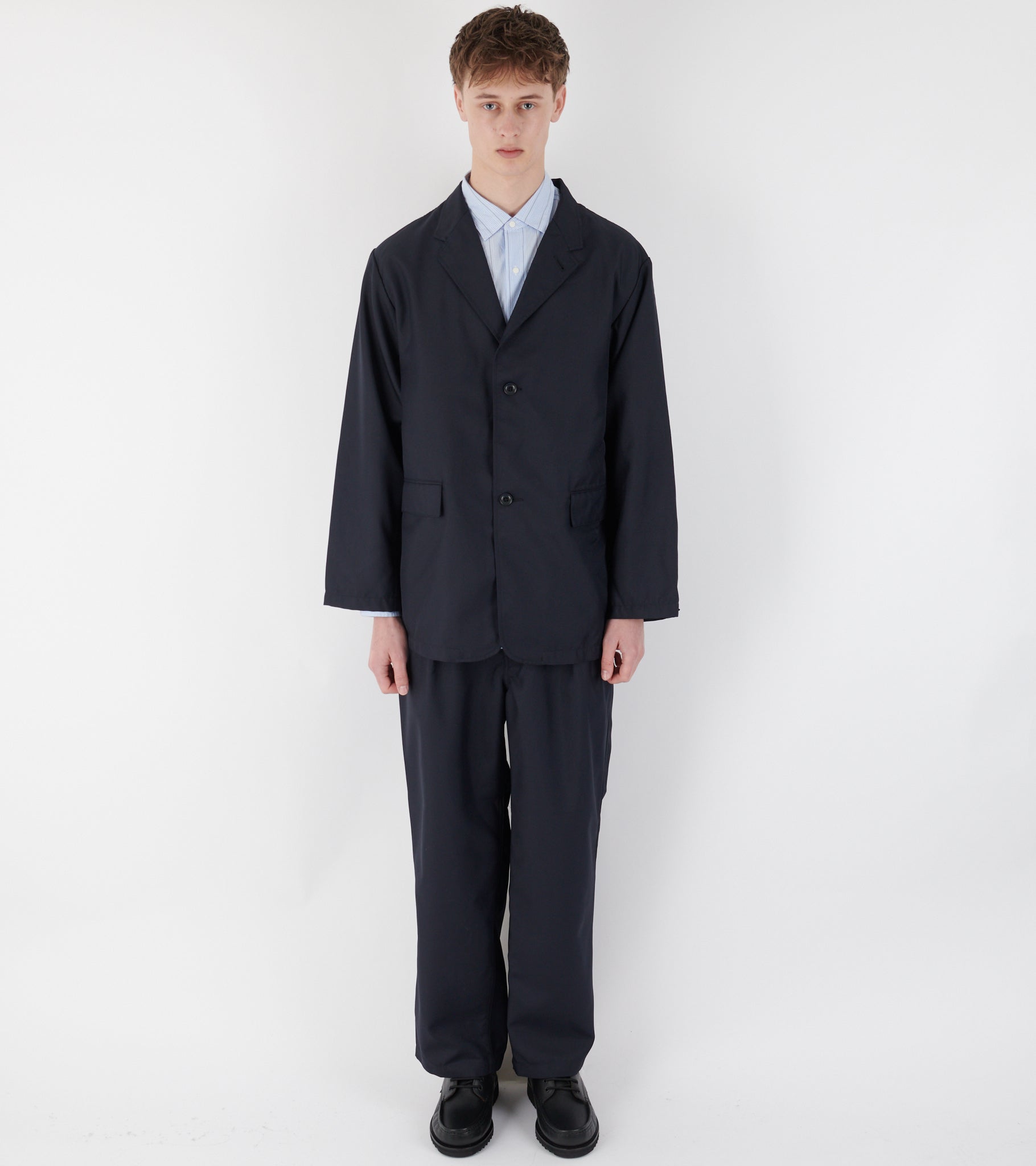 Twill Club Jacket Navy – Dr. Adams