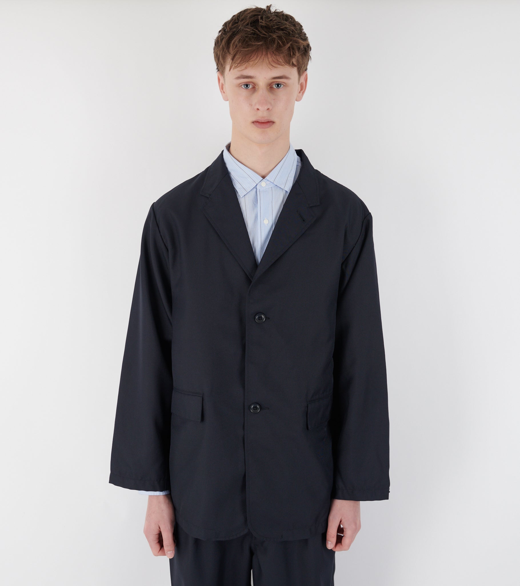 Twill Club Jacket Navy – Dr. Adams