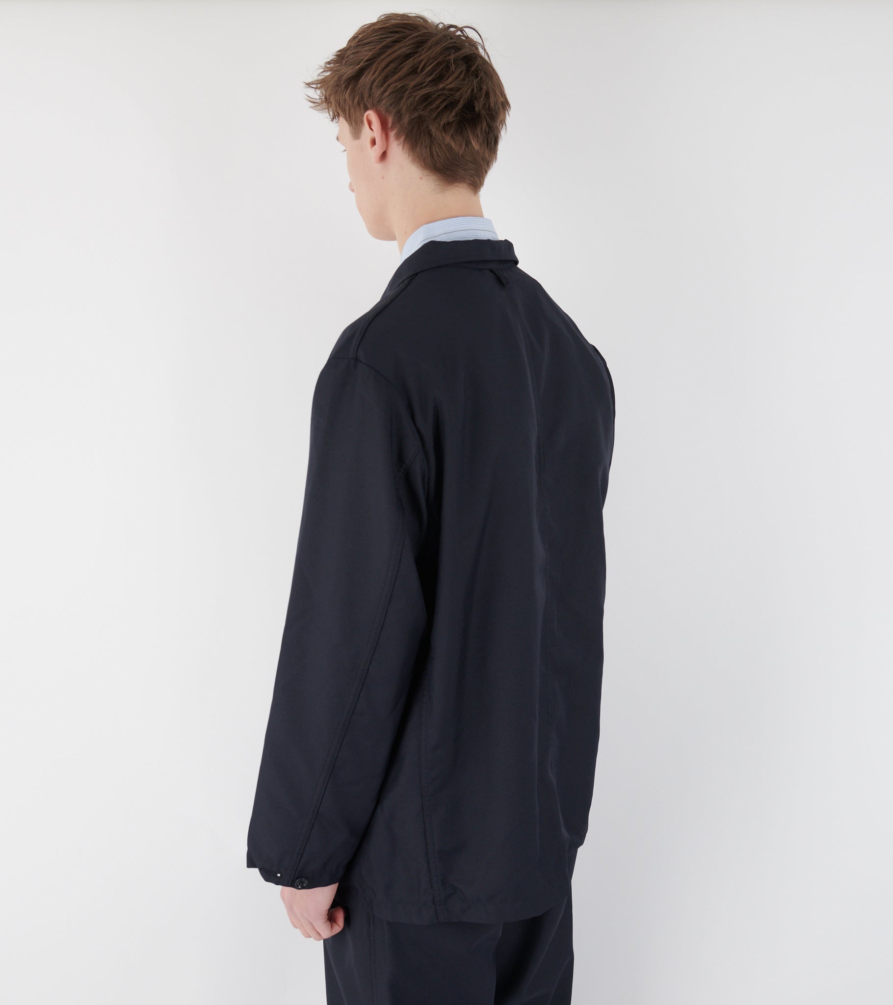 Twill Club Jacket Navy – Dr. Adams