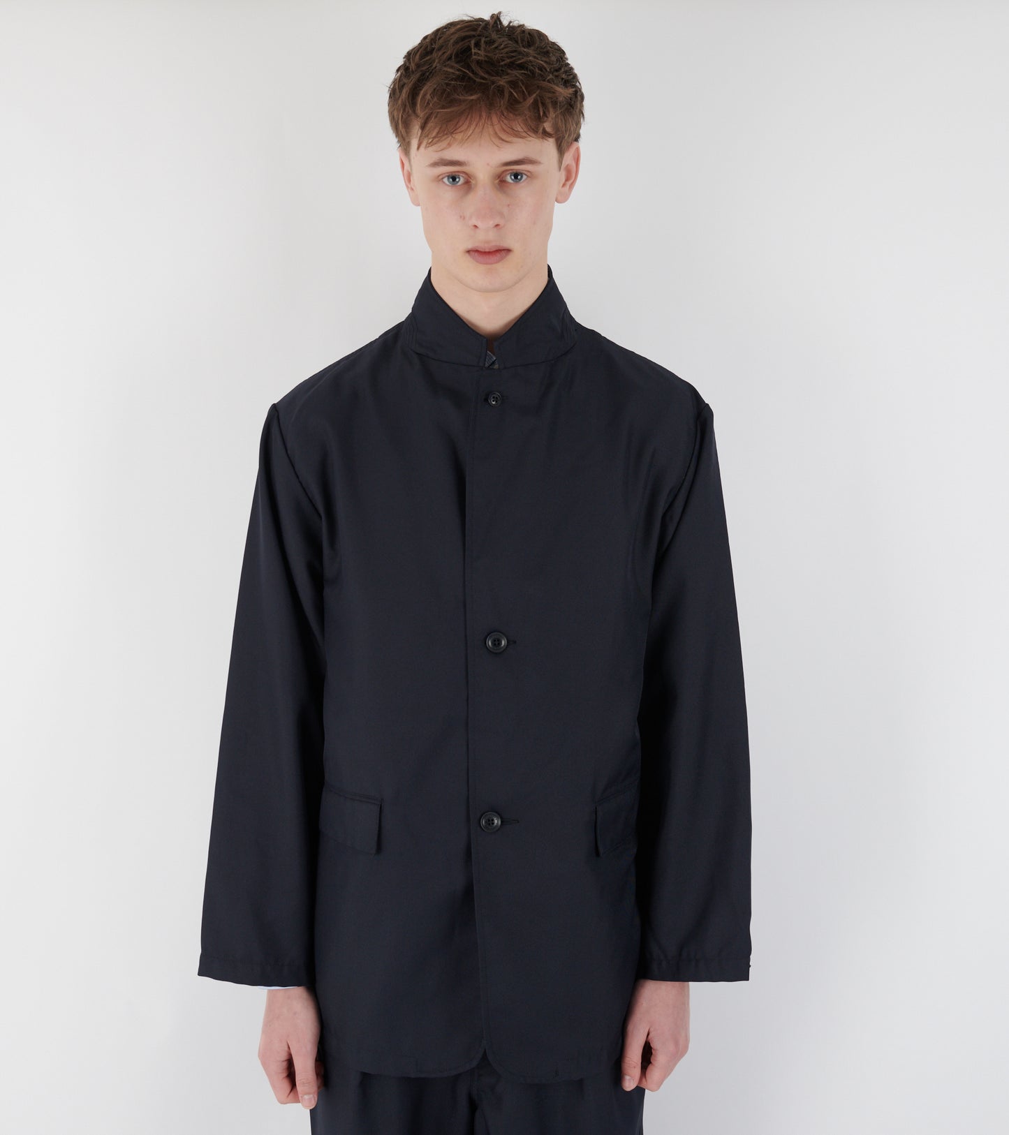 Twill Club Jacket Navy
