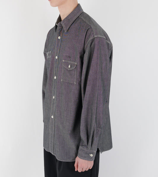 OOAL Chambray Shirt Grey