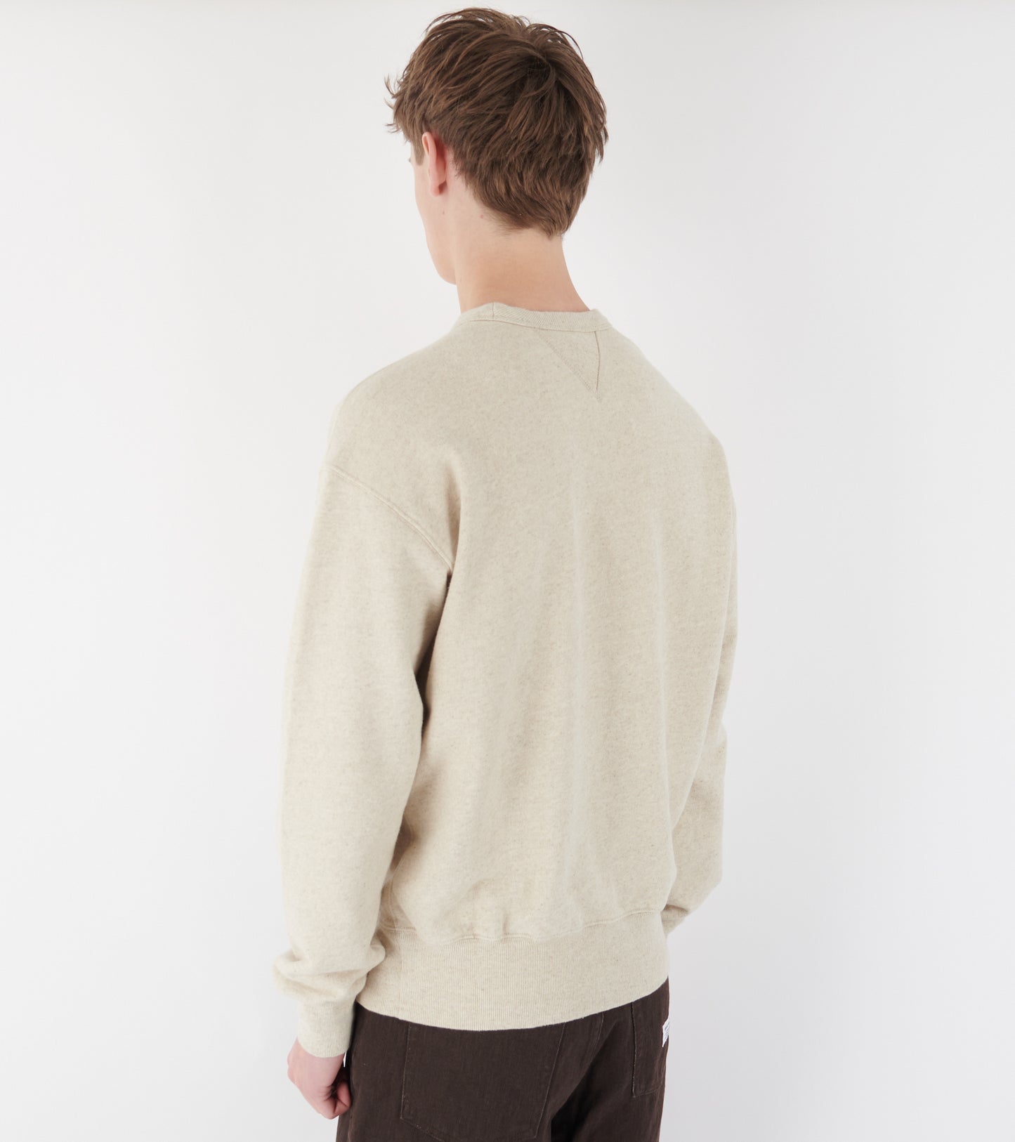 Kulhuse Cotton Linen Loopback Sweatshirt Natural