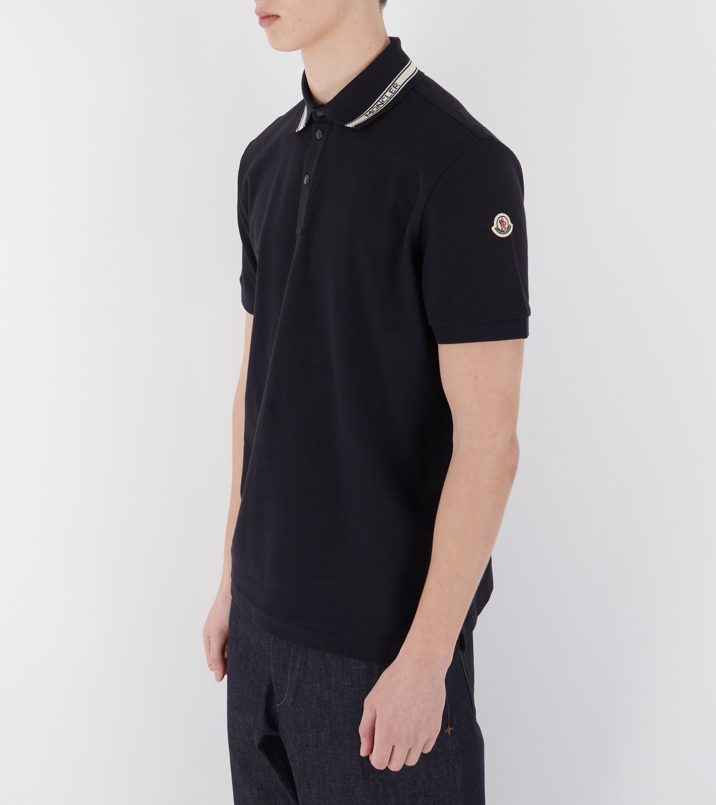 Cotton Piqué Polo Shirt Navy