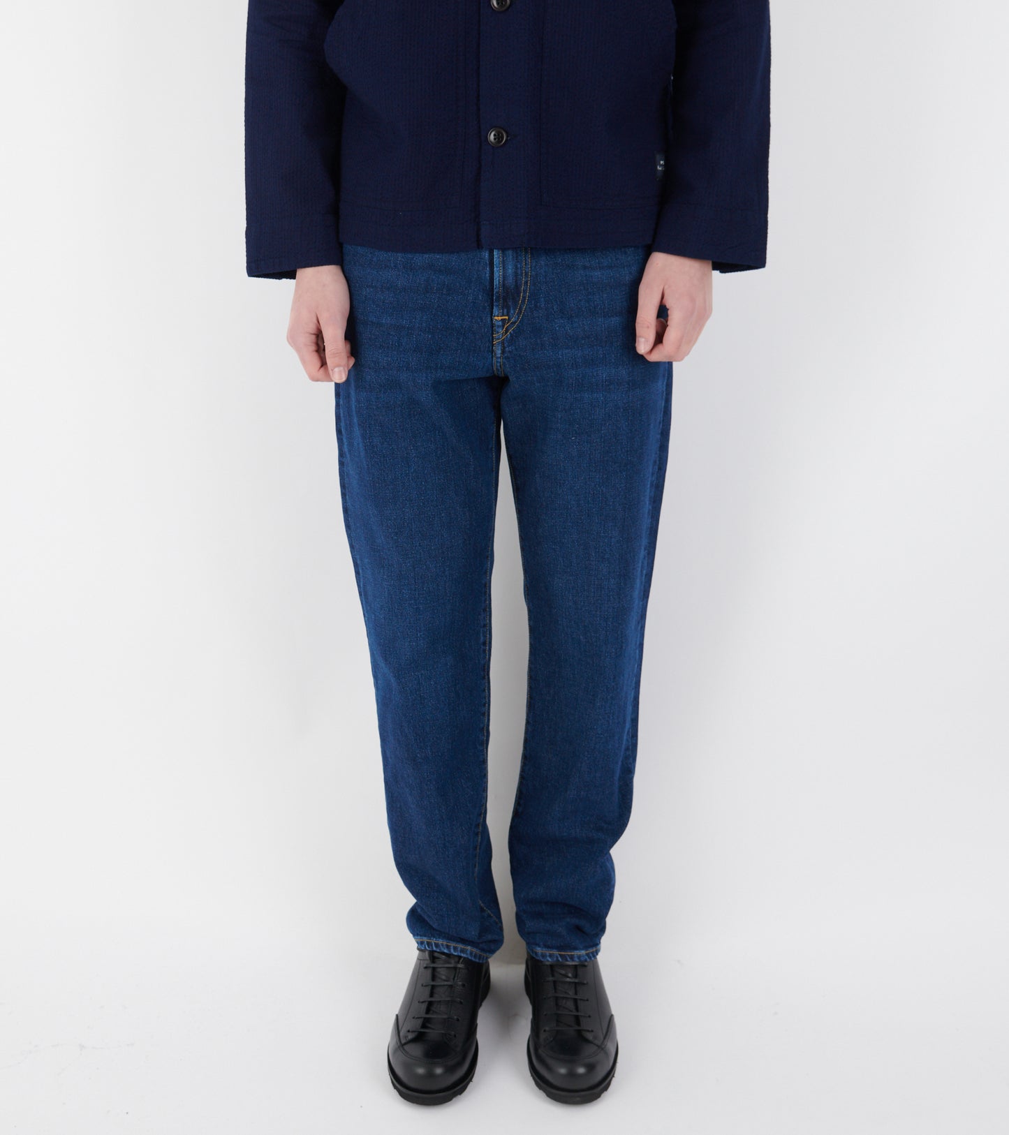 Relaxed Taper Fit Jeans Blue