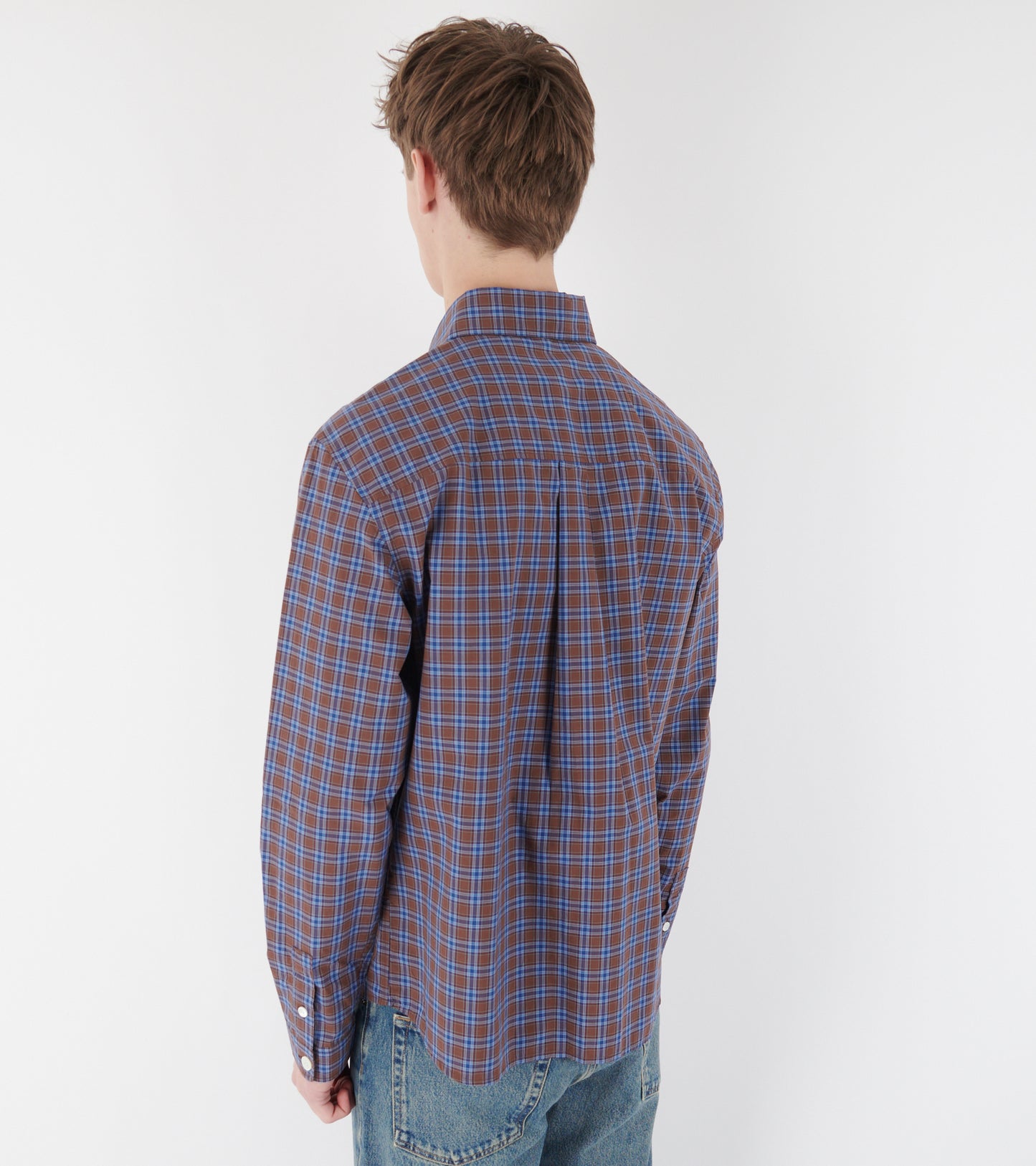 Another Shirt 4.0 Brown/Blue Check
