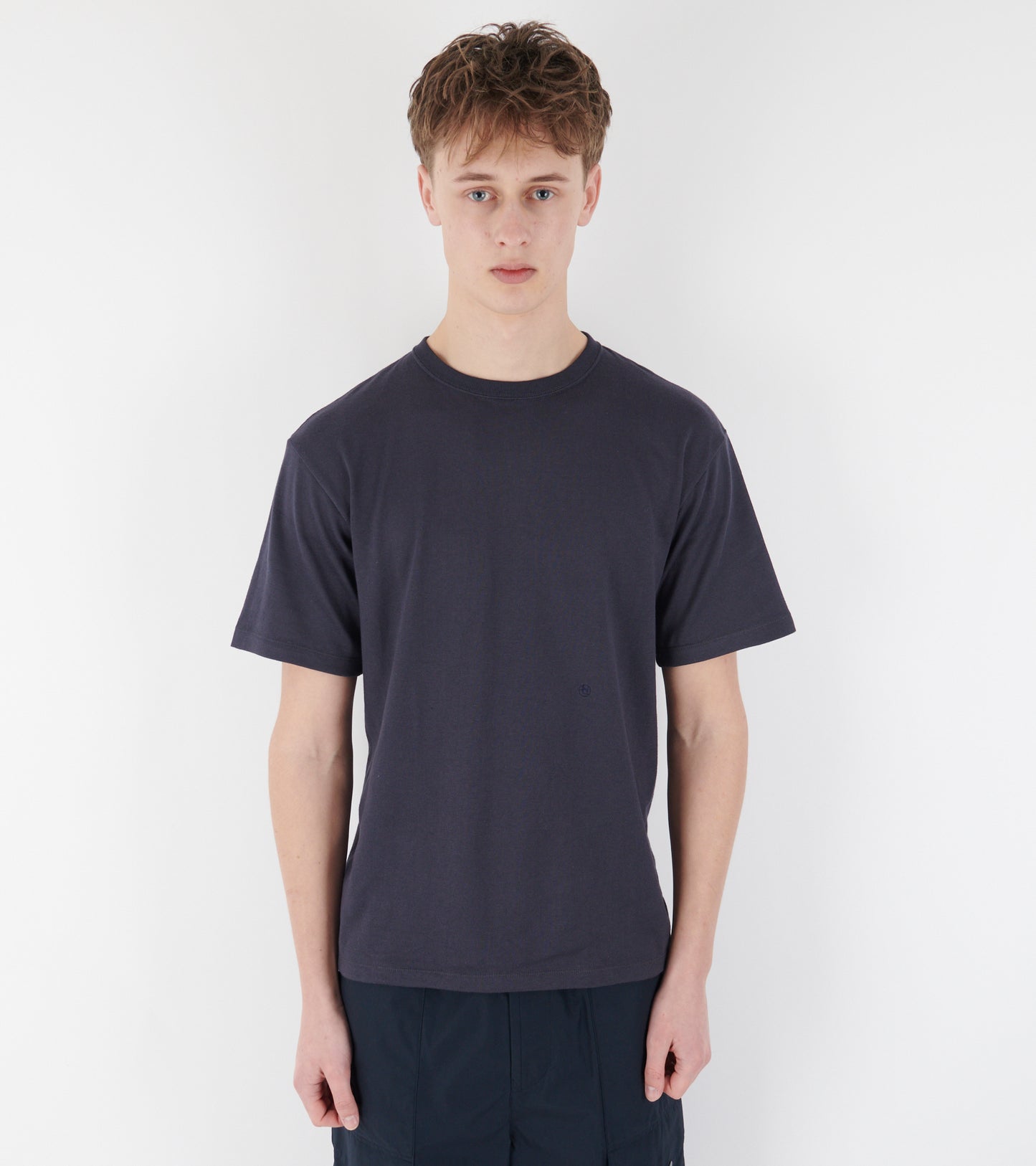 Loopwheel Coolmax Jersey Tee Navy