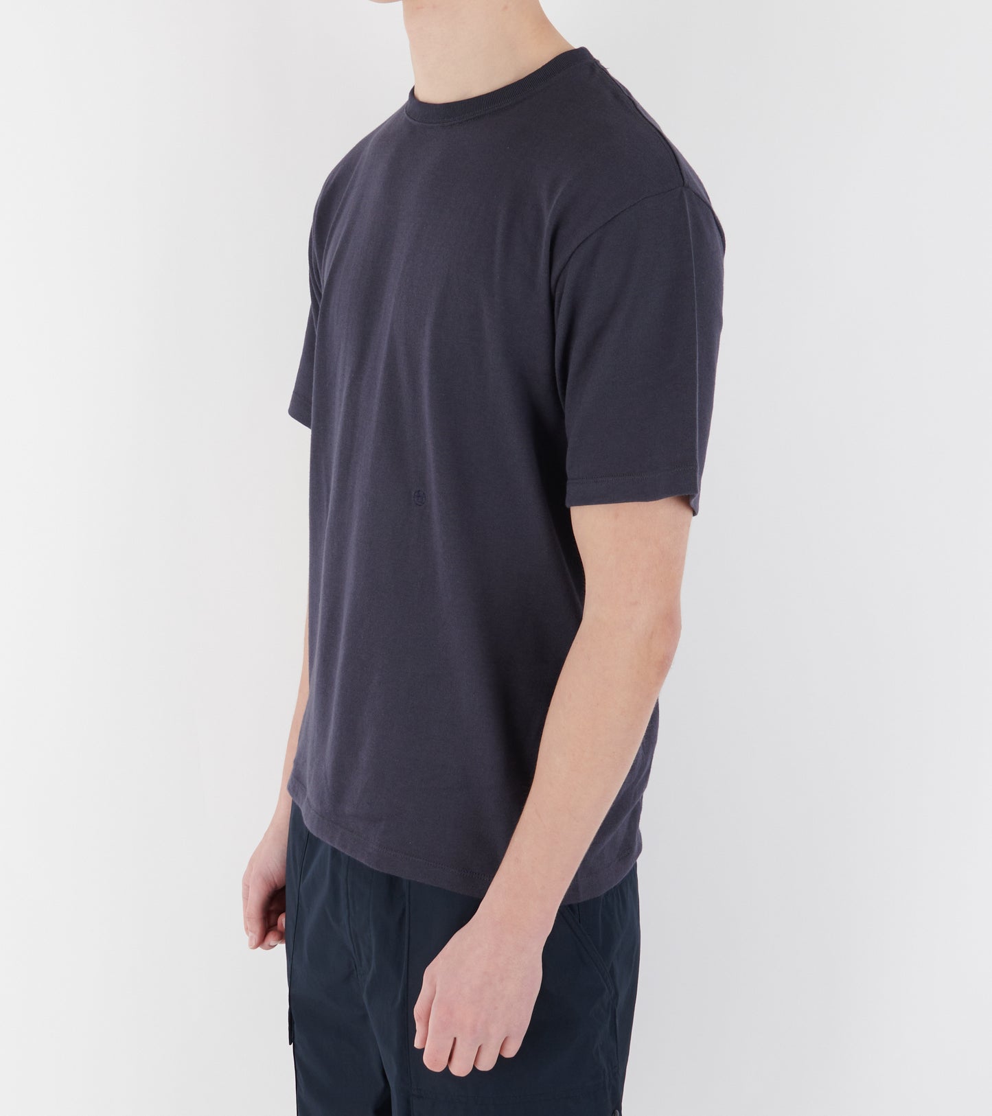 Loopwheel Coolmax Jersey Tee Navy