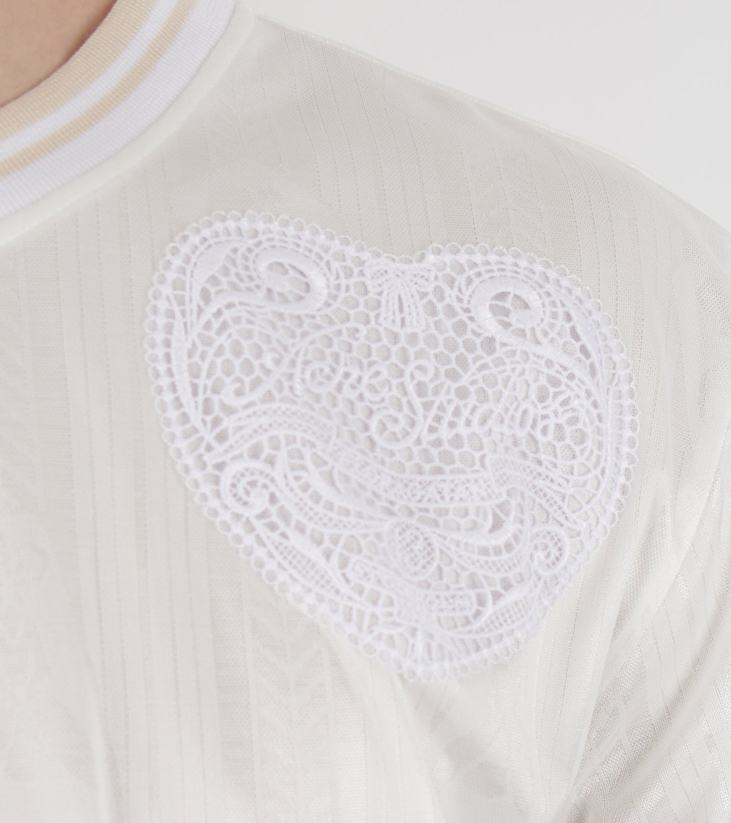Logo Sports Jersey Top White