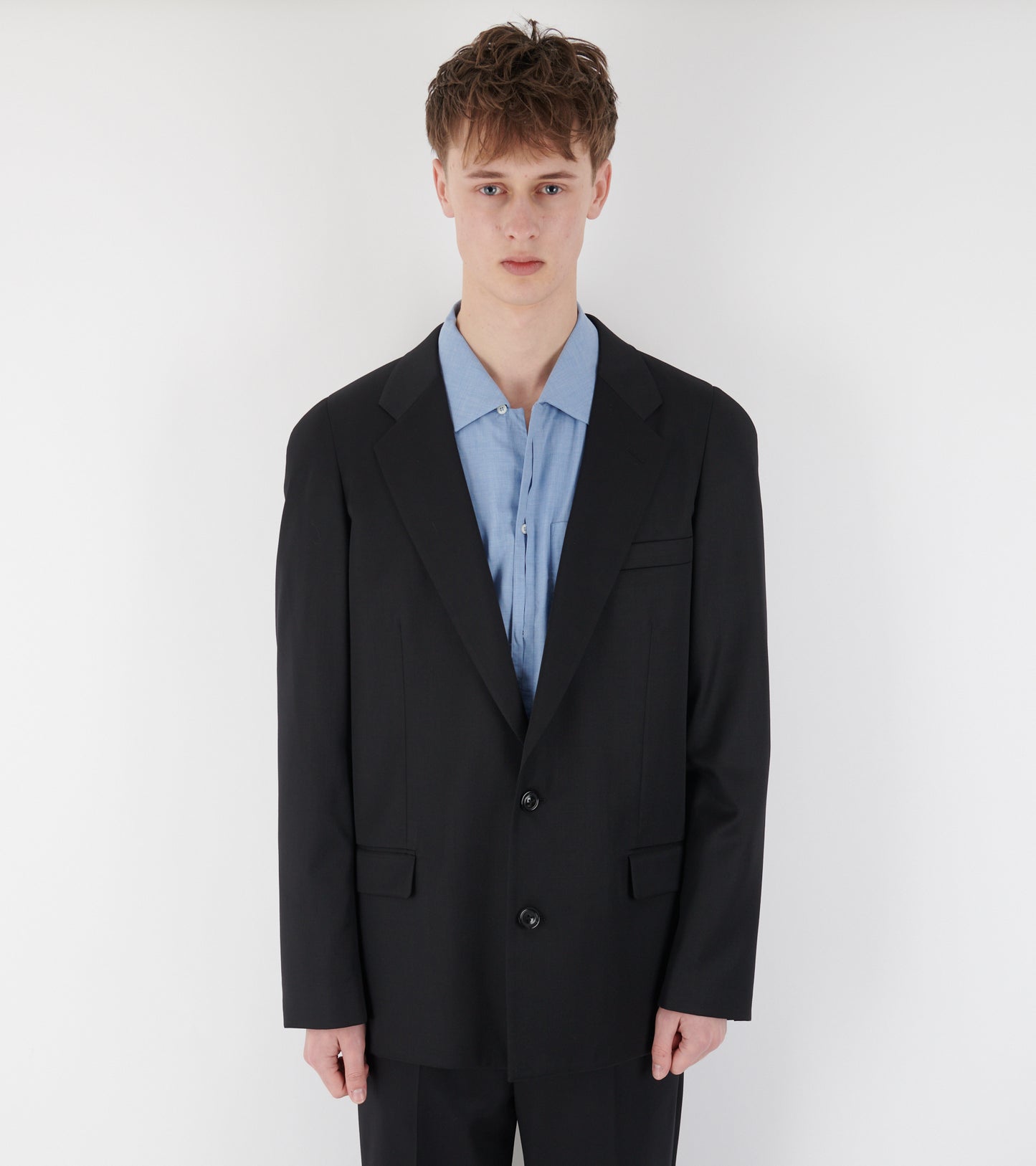 Virgin Wool Blazer Black