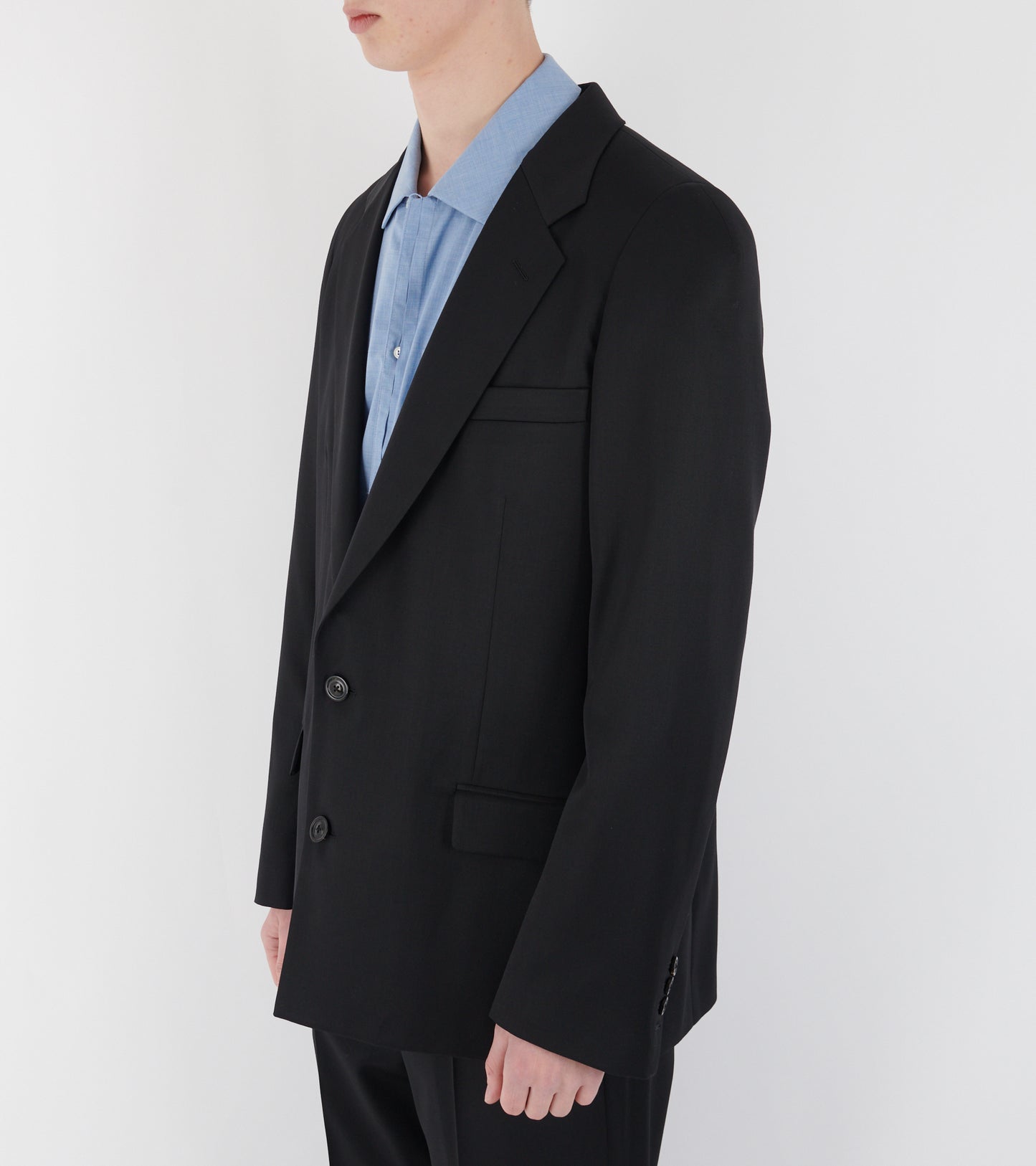 Virgin Wool Blazer Black
