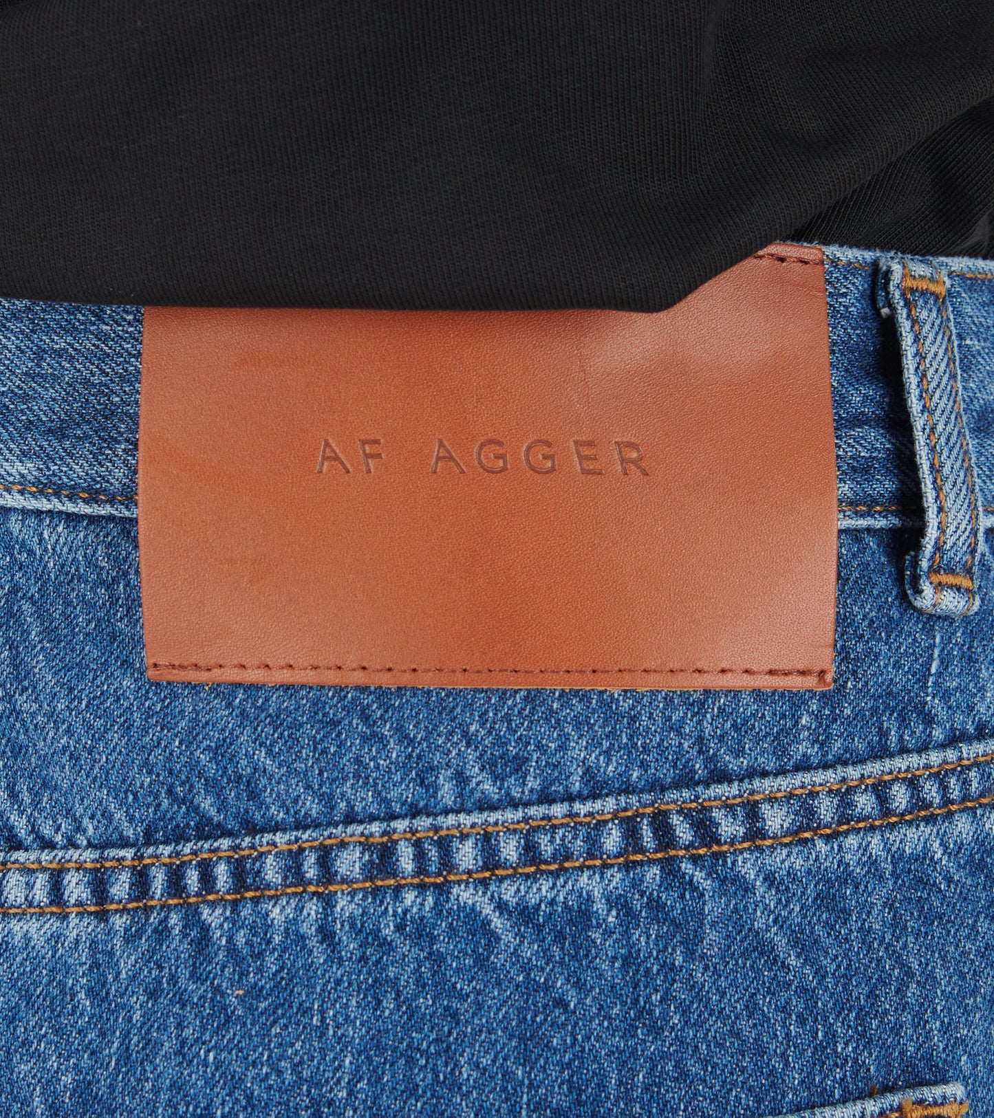 Hemp/Cotton Wide Leg Jeans Blue