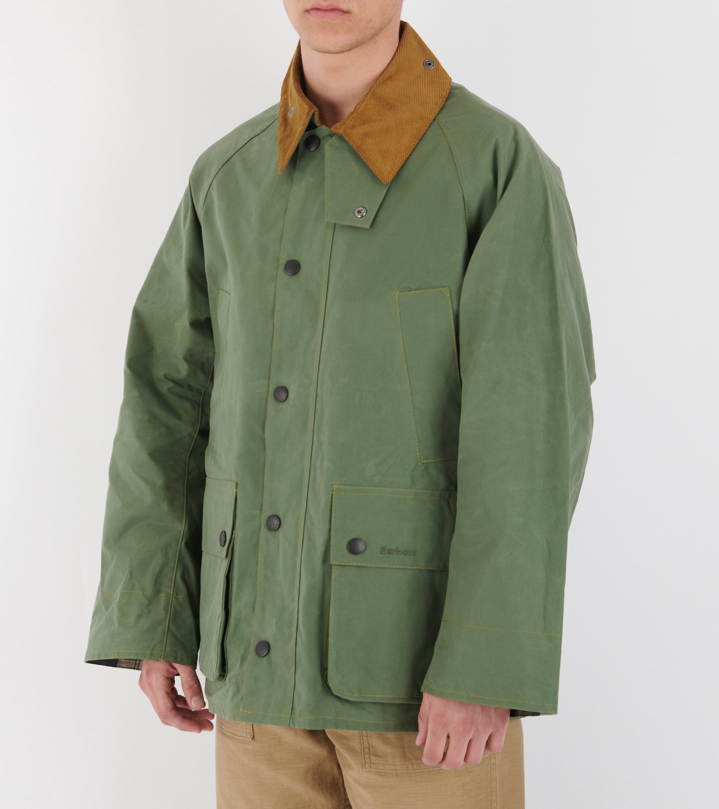 Oversized Bedale Casual Jacket Winter Moss