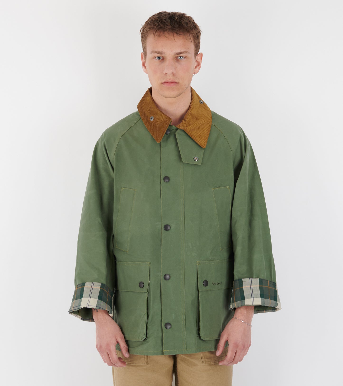 Oversized Bedale Casual Jacket Winter Moss