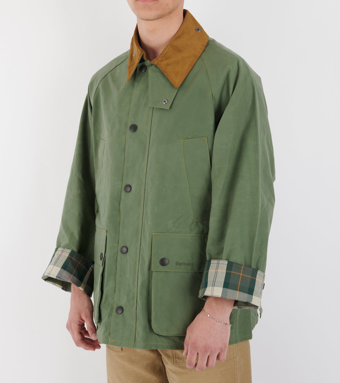 Oversized Bedale Casual Jacket Winter Moss