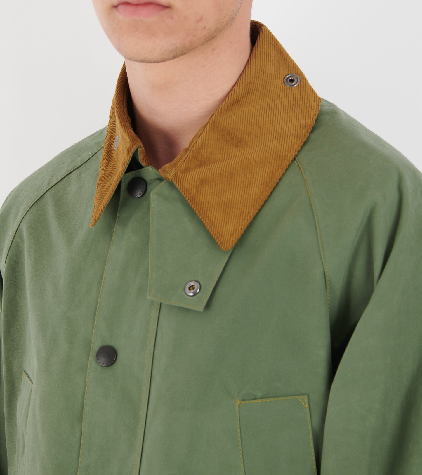 Oversized Bedale Casual Jacket Winter Moss