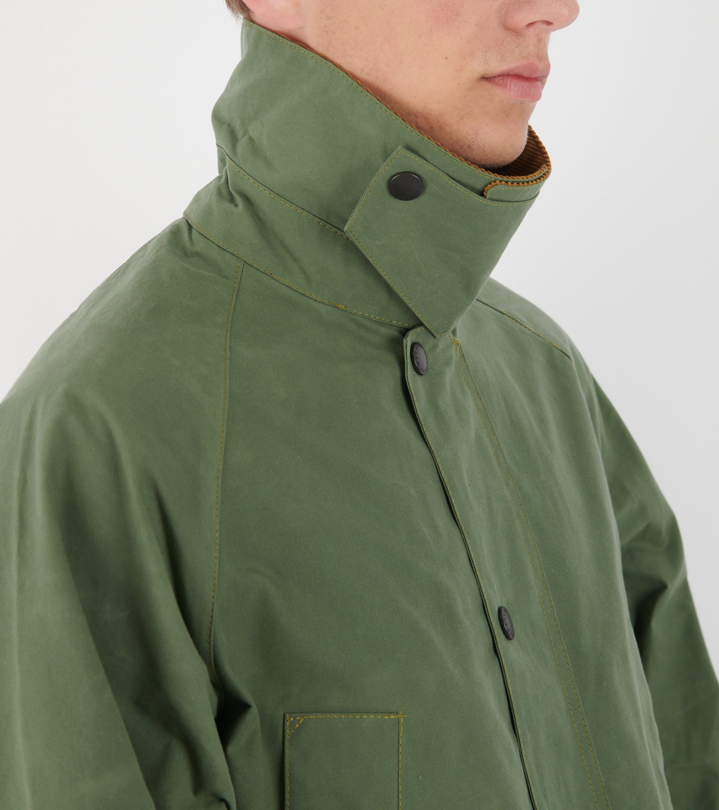 Oversized Bedale Casual Jacket Winter Moss