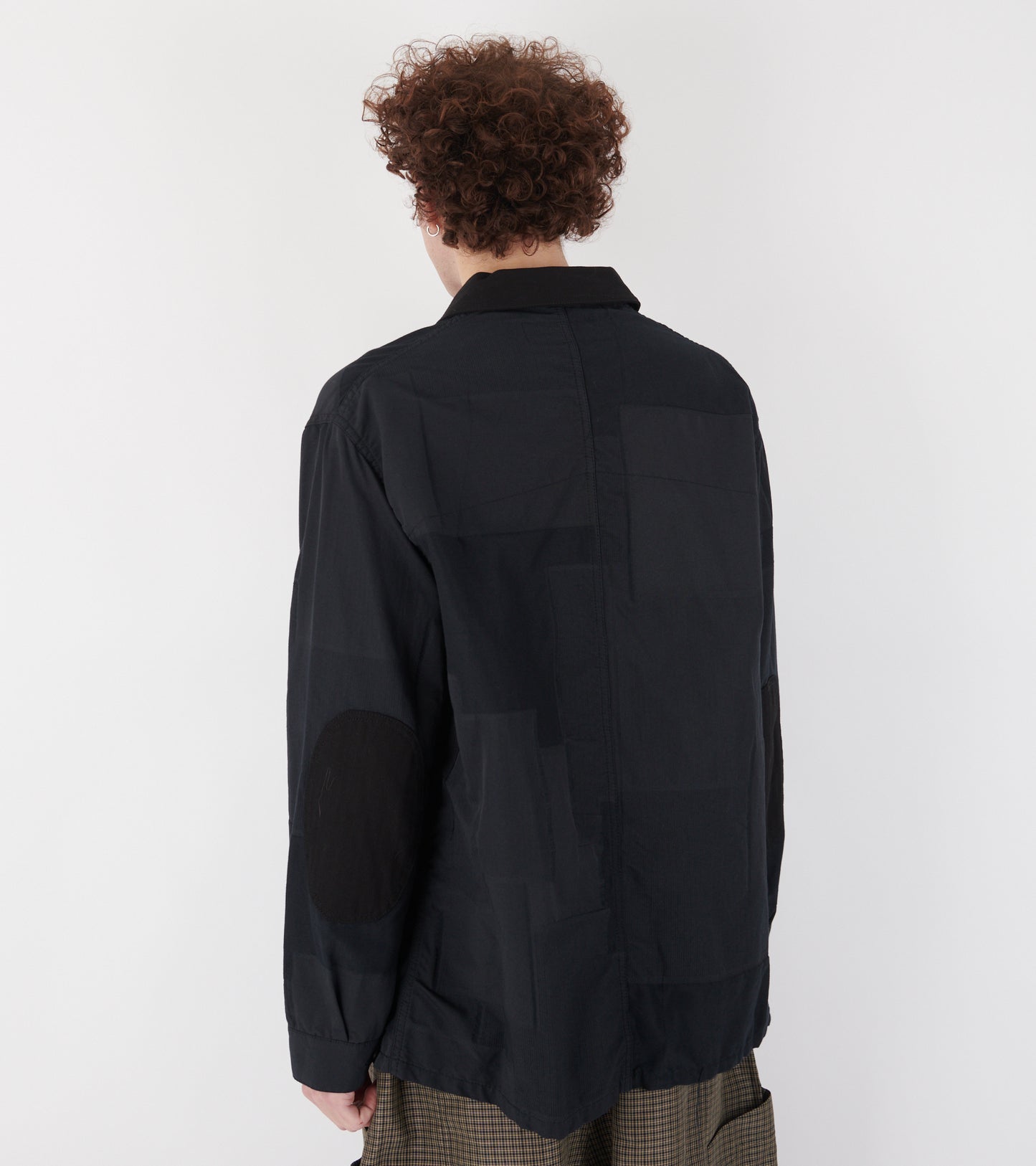 Patchwork Jacket Black
