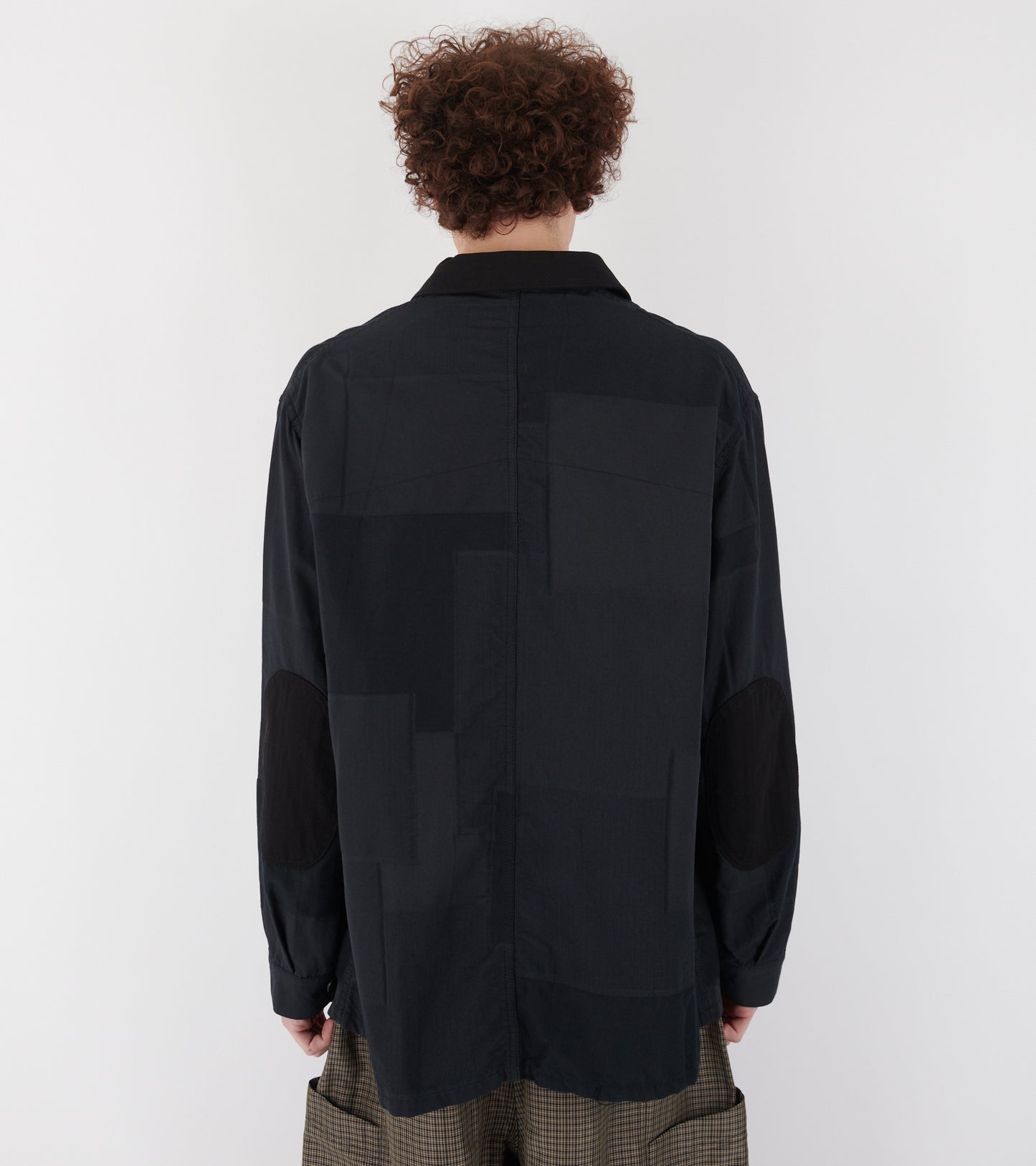 Patchwork Jacket Black