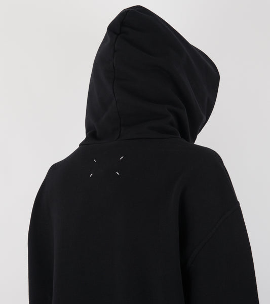 Relaxed Logo Hoodie Black