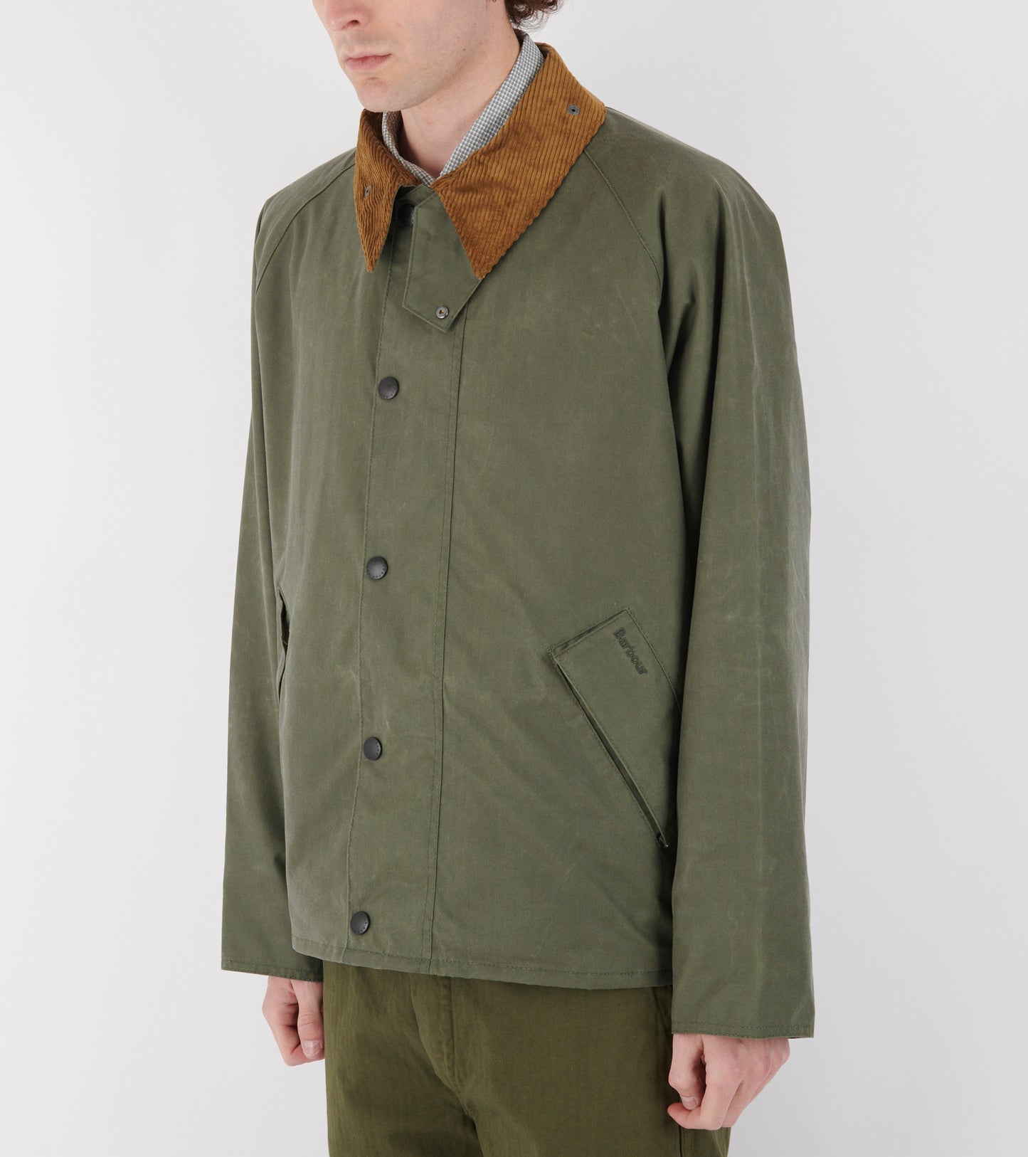 Transport Waxed Jacket Light Moss