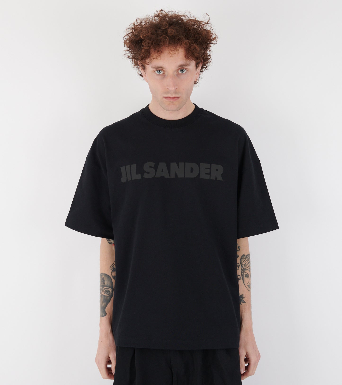 Boxy Logo T-shirt Black