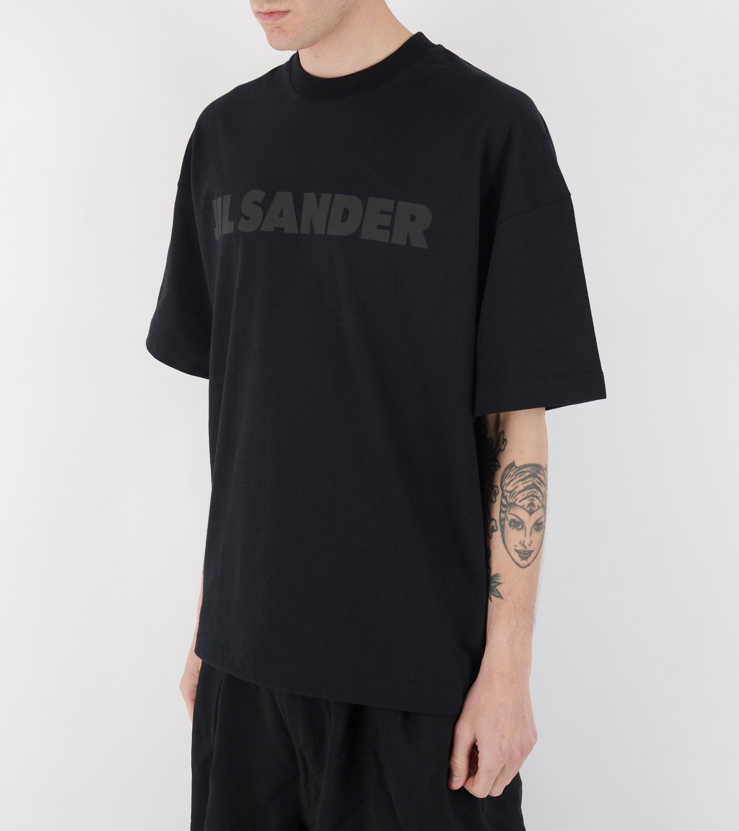 Boxy Logo T-shirt Black
