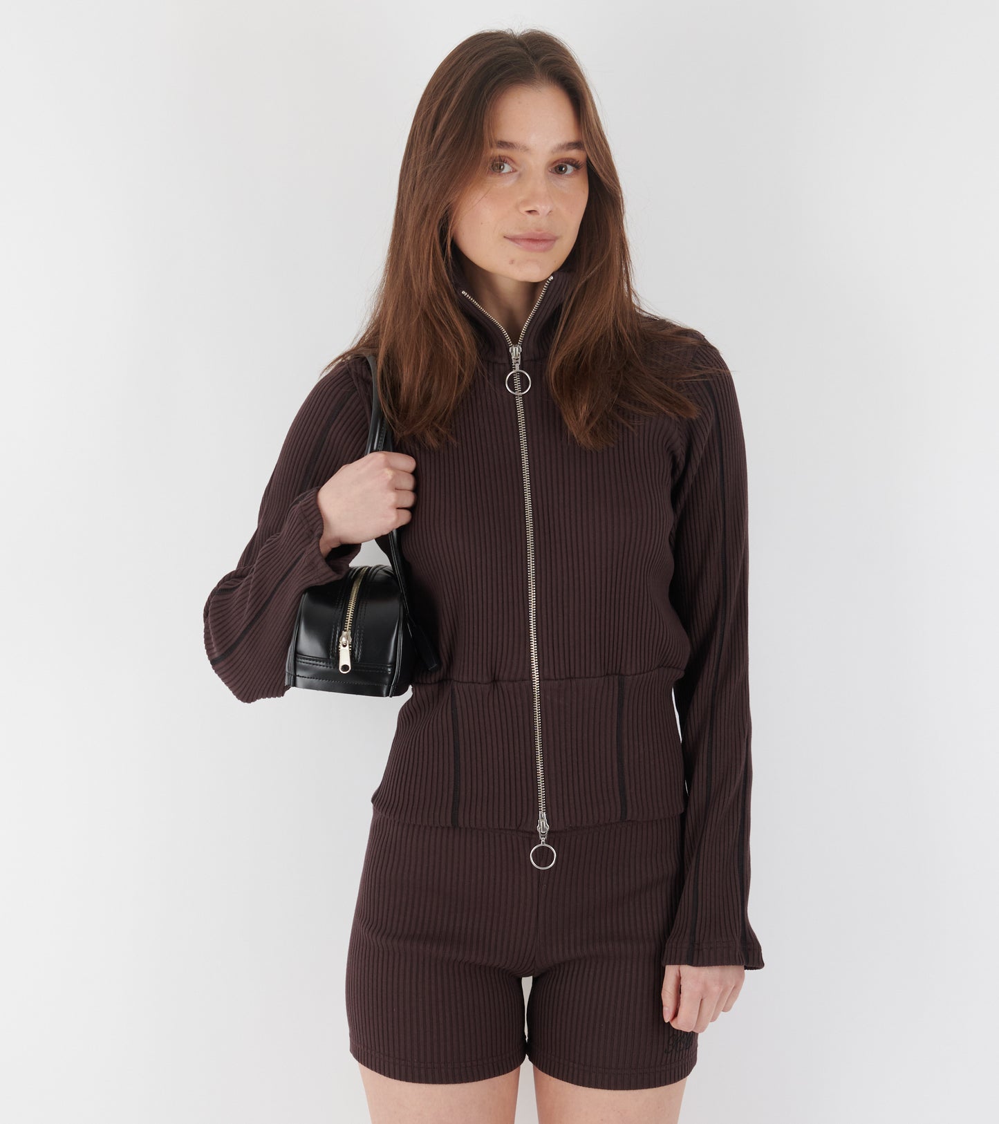 Shine Cardigan Dark Brown