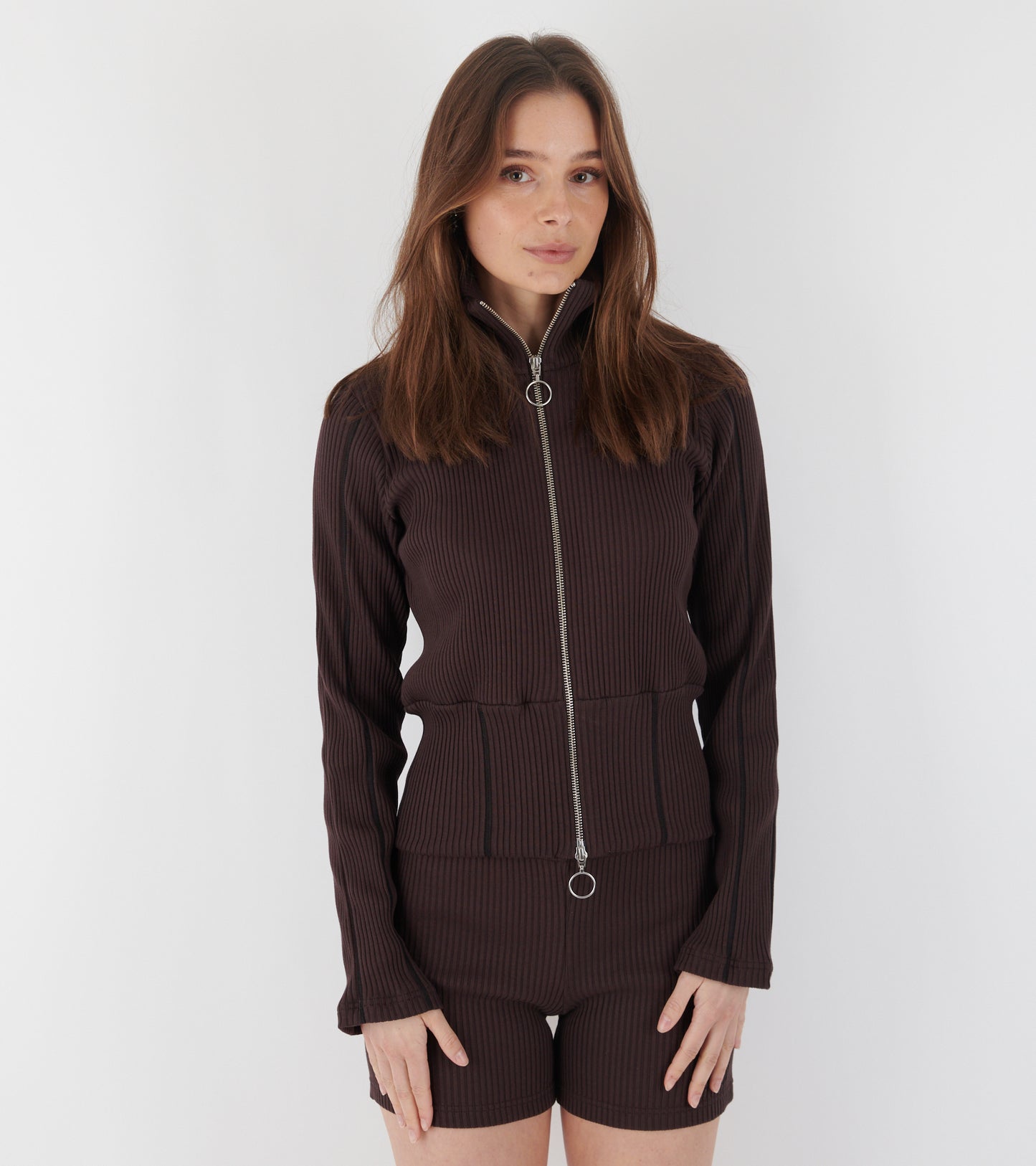 Shine Cardigan Dark Brown