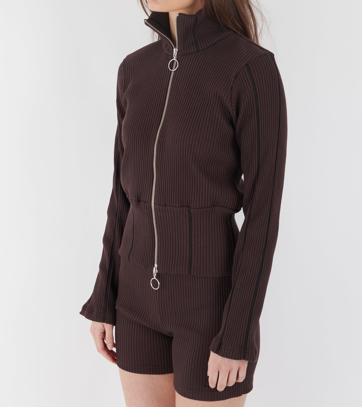 Shine Cardigan Dark Brown