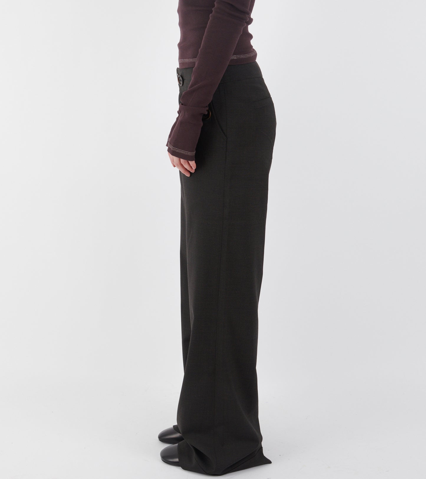 Jenni Pants Brown/Black